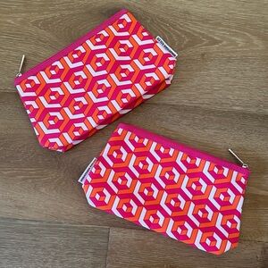 Two Jonathan Adler for Clinique Cosmetic Bags